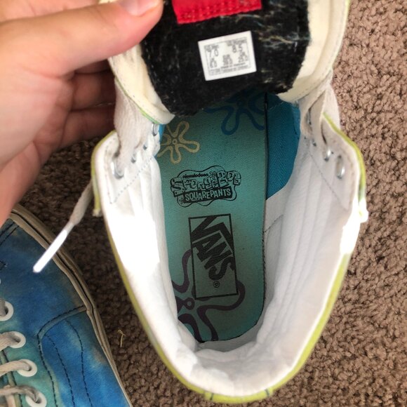 Vans X SpongeBob Sk8-Hi Imagination Sneakers Limited-Edition shoe - Picture 7 of 12
